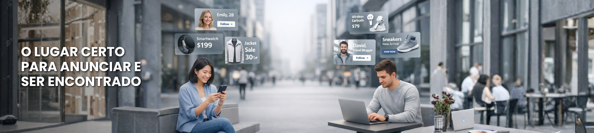 O lugar certo para anunciar e ser encontrado
